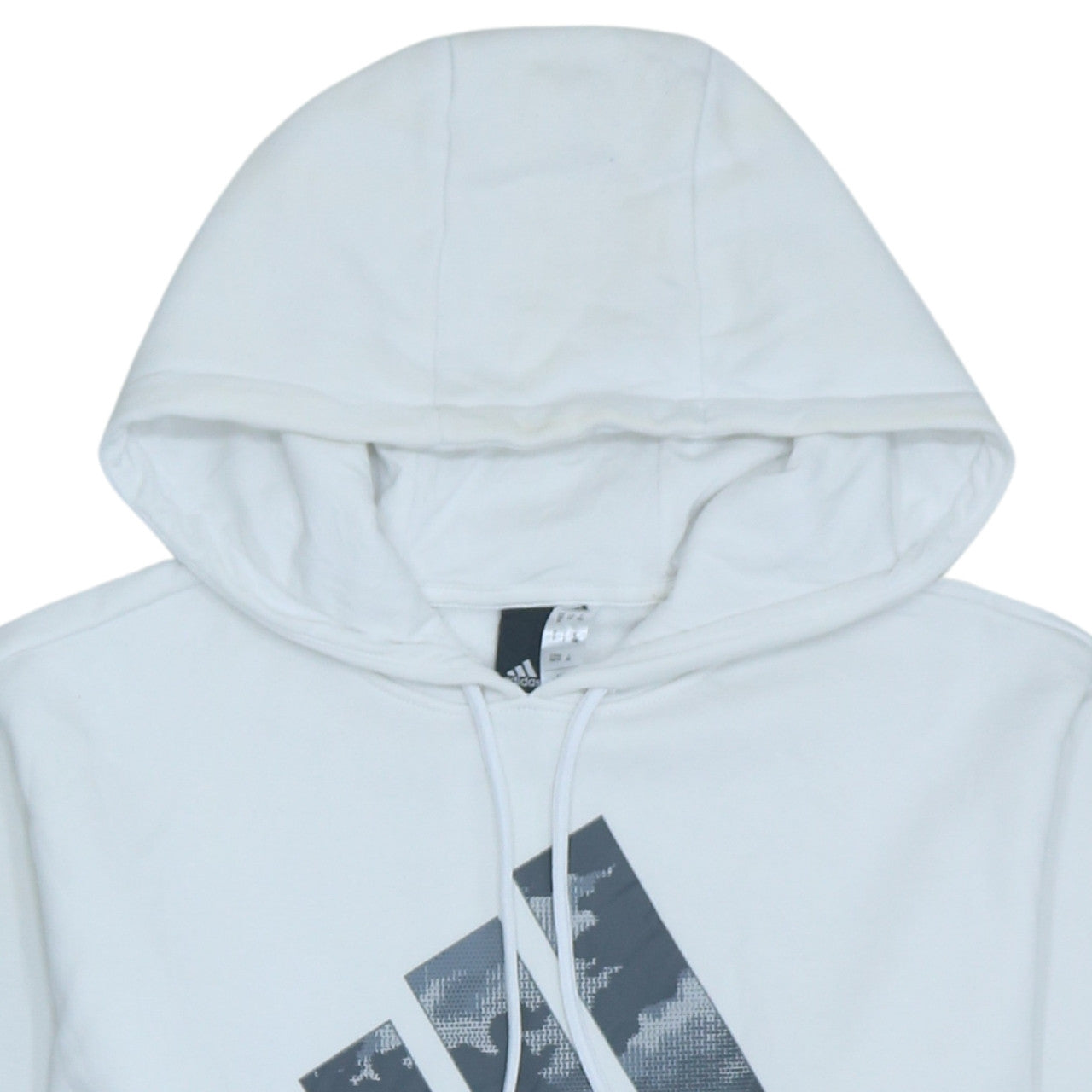 Adidas Men's White Pullover Hoodie XS Sports Fleece Sweatshirt