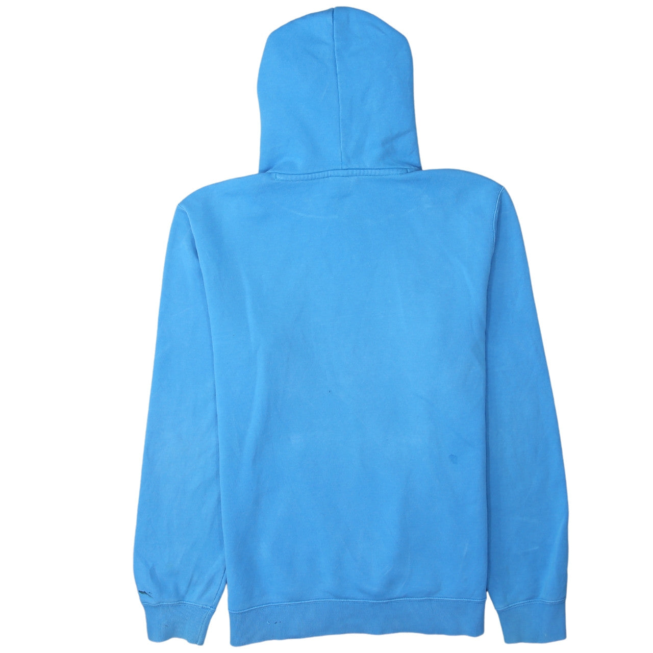 Champion Men's Blue Pullover Hoodie Large Logo Fleece Sweatshirt