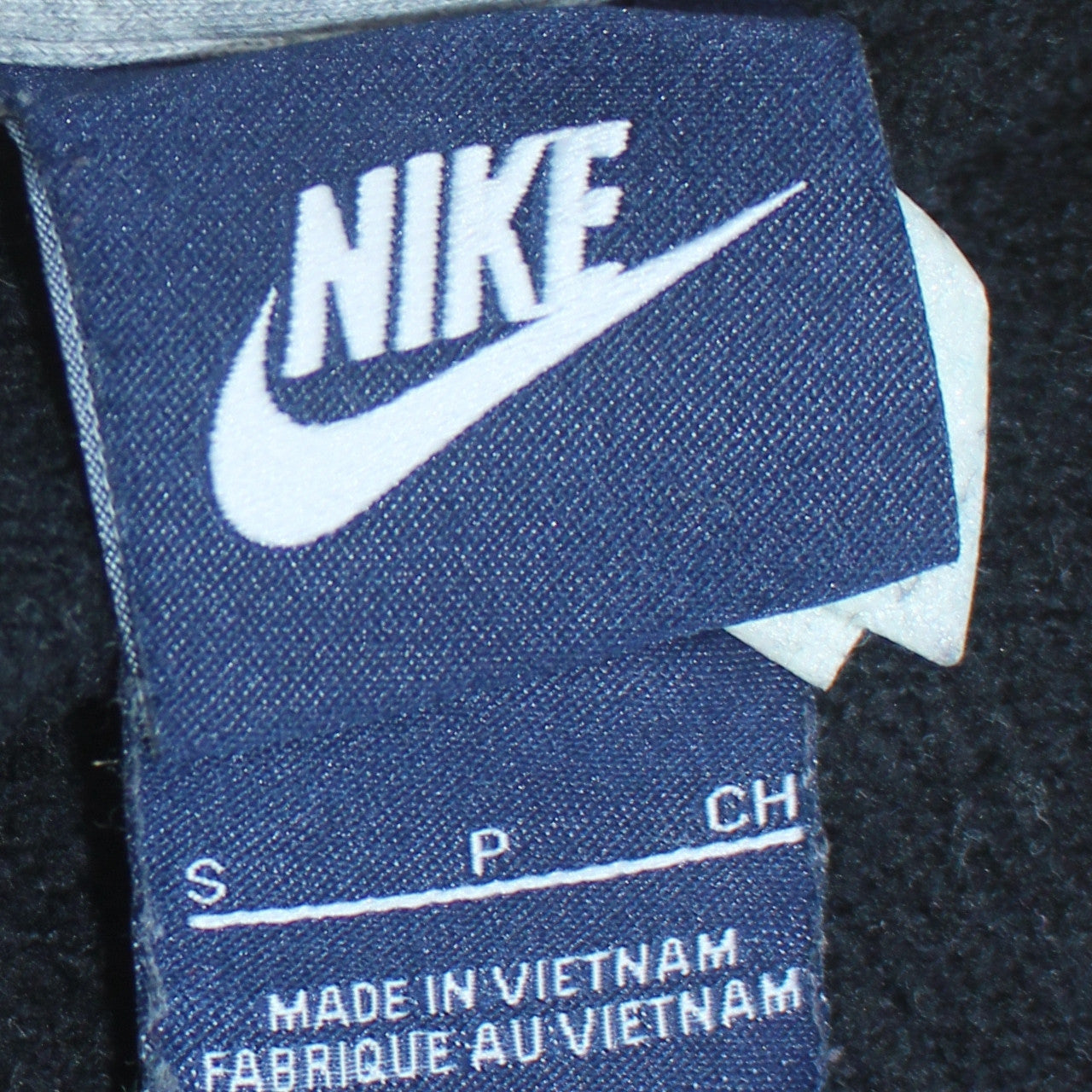Nike Men's Black Crew Neck Logo Sweatshirt Size S Regular Fit