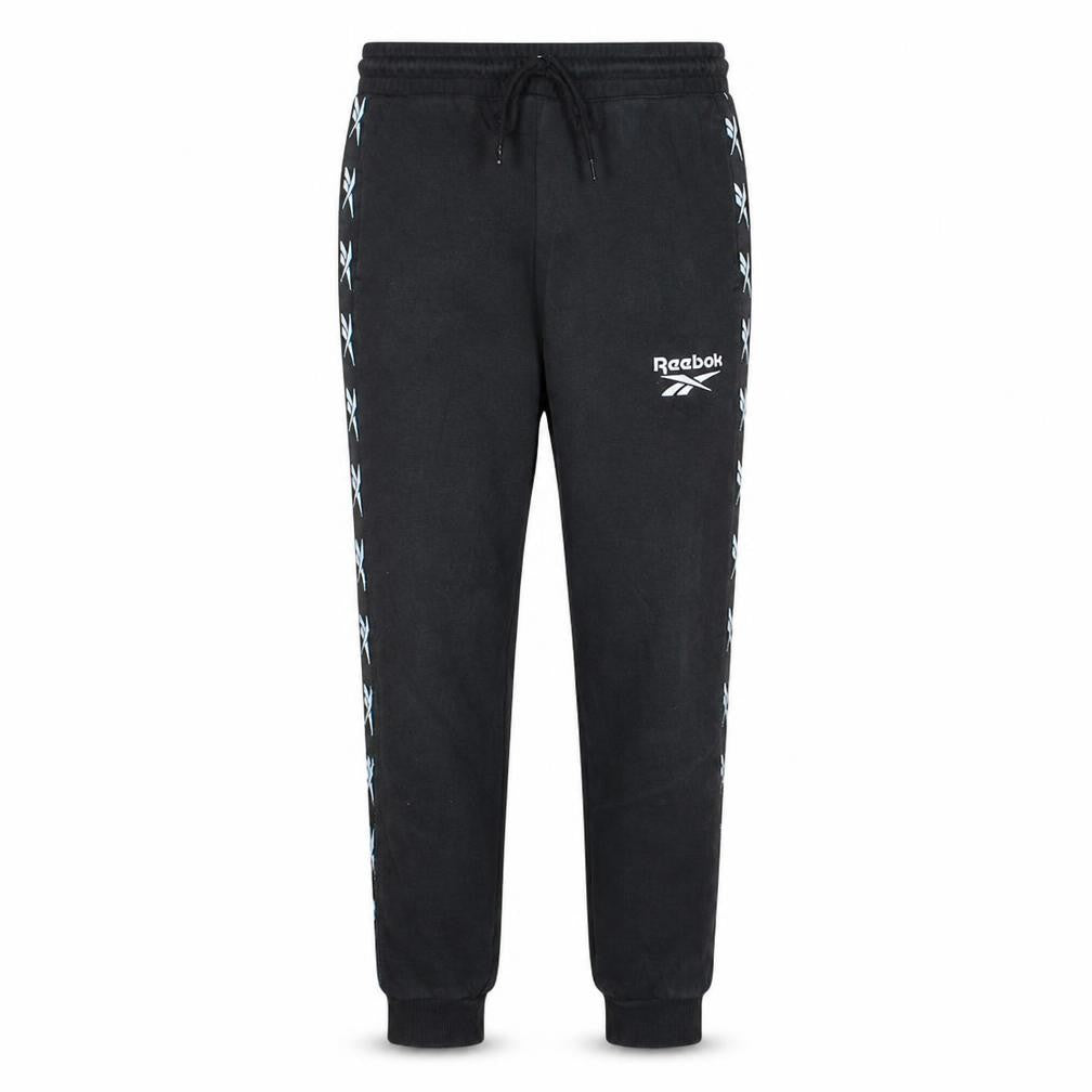 Reebok Men Black Jogger Trousers S Regular Fit Comfortable Sportswear