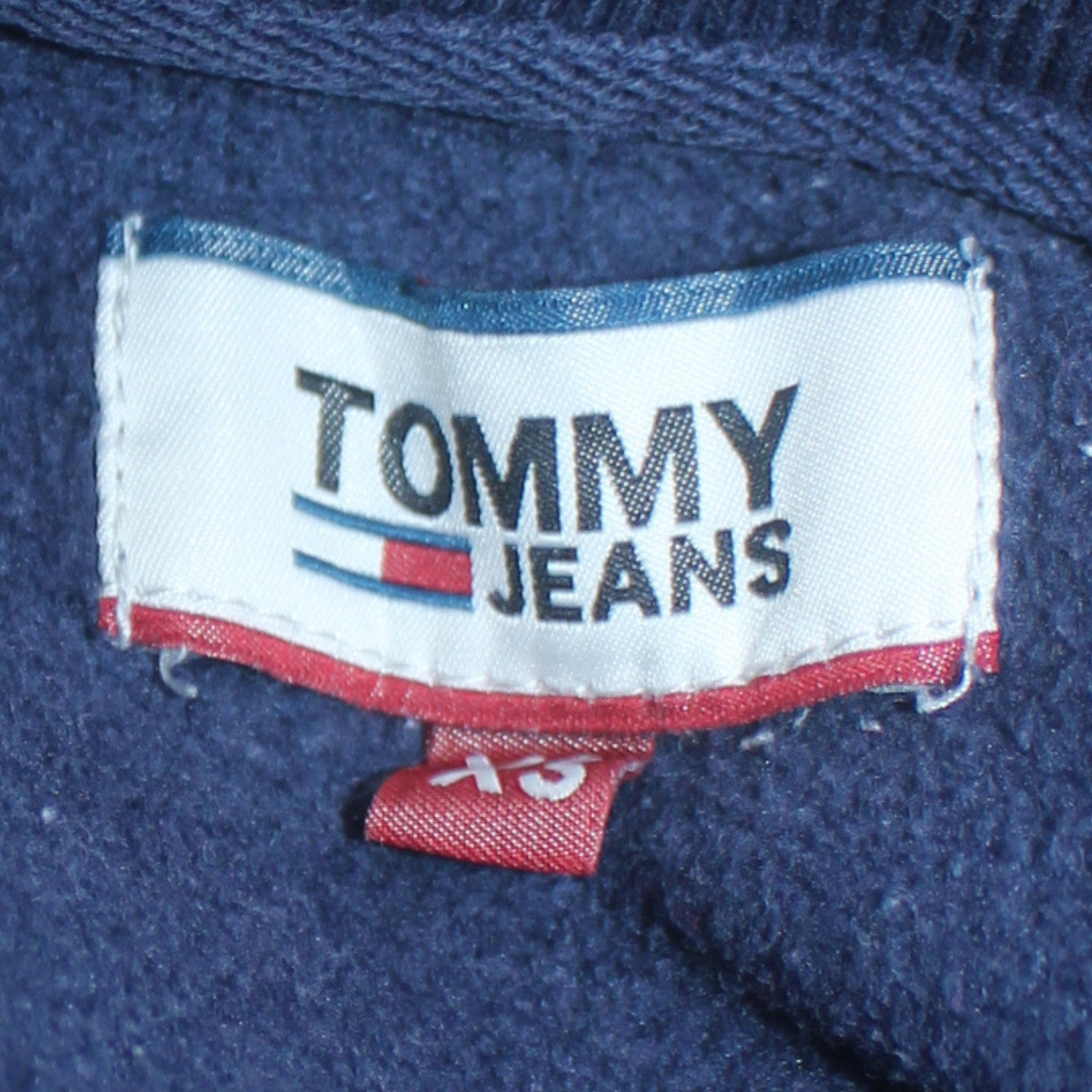 Tommy Jeans Men's Blue Crew Neck Sweatshirt Size XL Cotton Blend