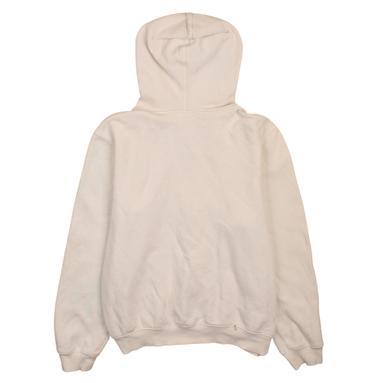 Adidas Women's White Full Zip Hoodie L Size 16 Hooded Casual Sweatshirt