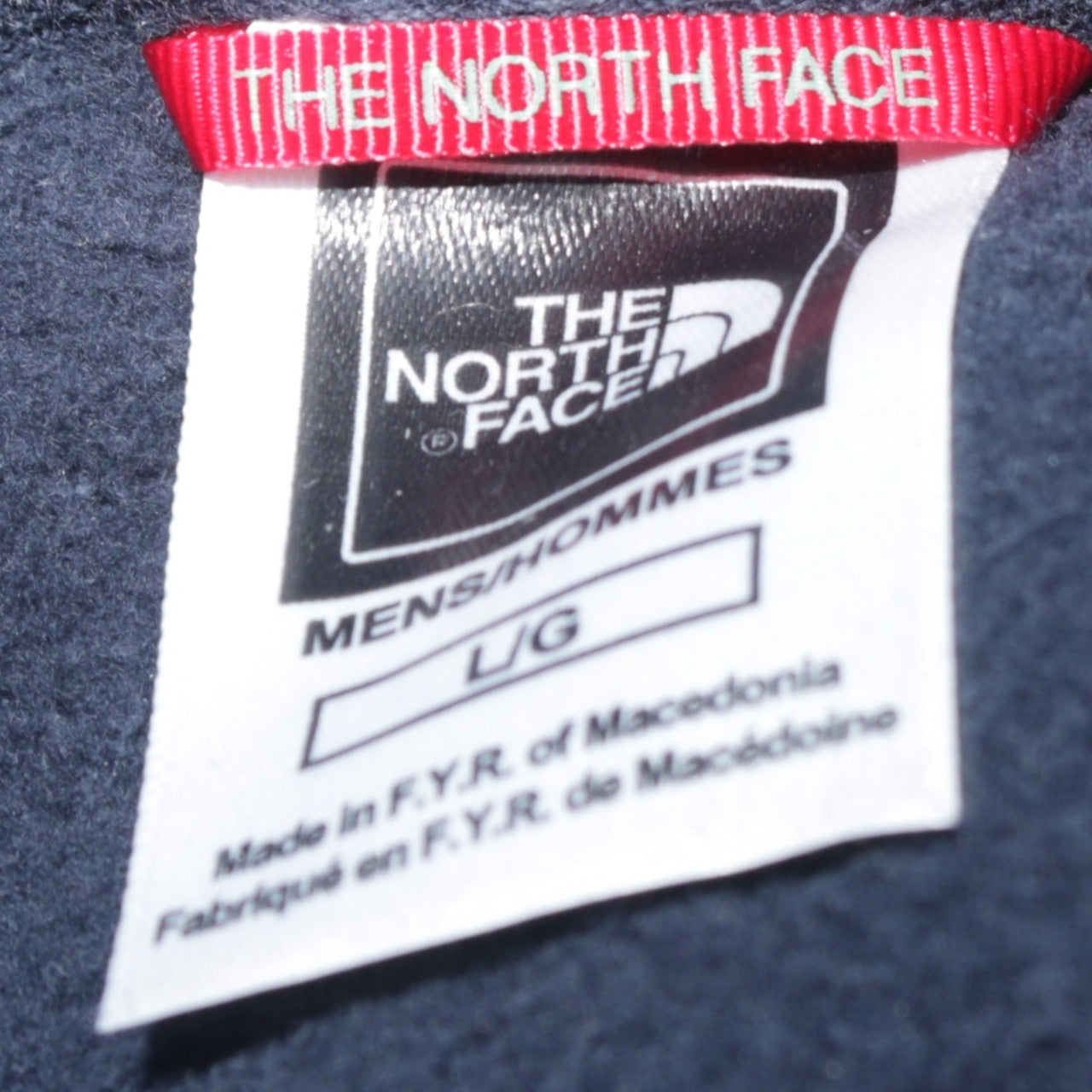 The North Face Men's Blue Pullover Hoodie Size L Outdoor Cotton