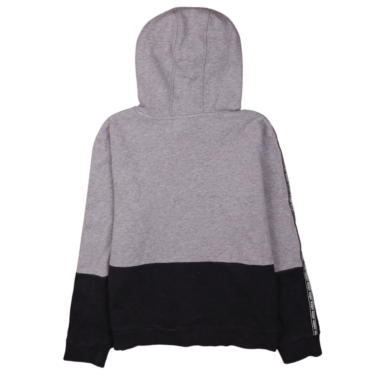 Adidas Girls Grey Pullover Hoodie 14 Years Hooded Colourblock Sweatshirt