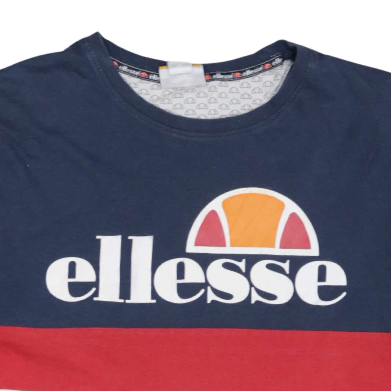 Ellesse Men's Multicoloured Crew Neck Short Sleeve Cotton T-Shirt M