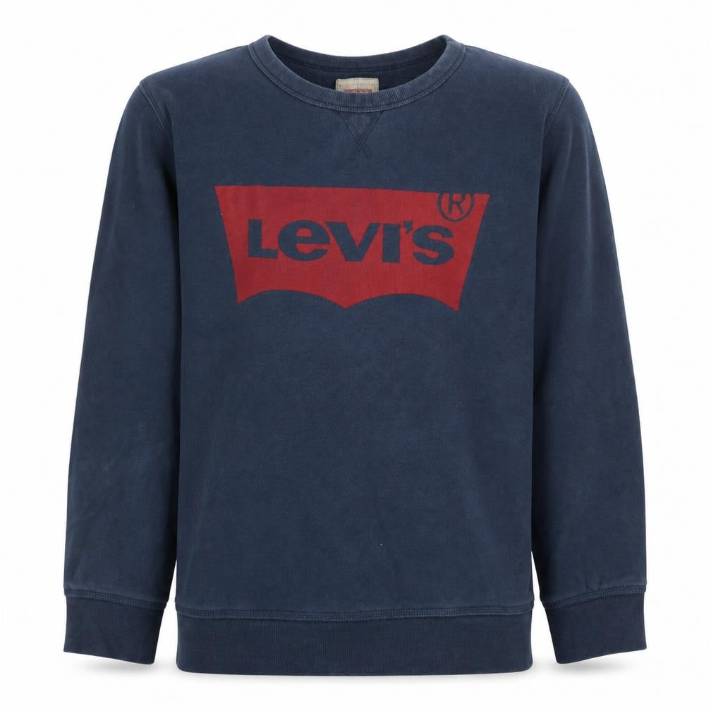 Levi's Boys Blue Pullover Fleece Sweatshirt Size 16 Years Logo Design