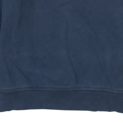 Additional view of Levi's boys’ blue pullover fleece sweatshirt, size 16, years logo design