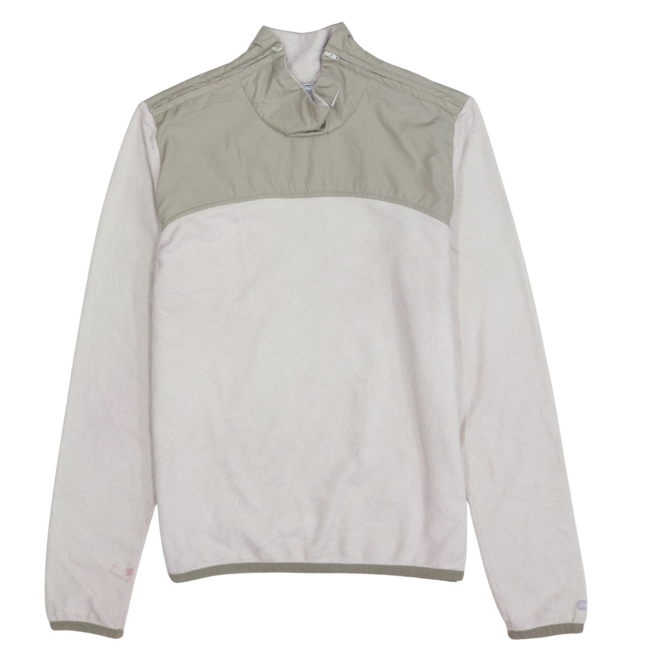 Nike Women Beige Therma Fit Fleece Pullover Sweatshirt Size L