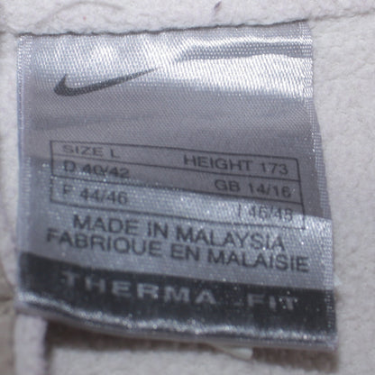 Additional view of Nike Women Beige Therma Fit Fleece Pullover Sweatshirt, size L