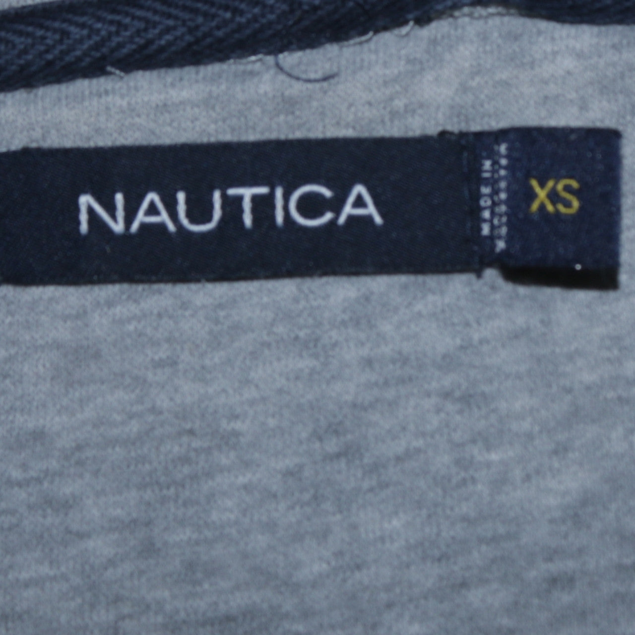 Nautica Men's Beige Full Zip Hoodie XS Regular Fit