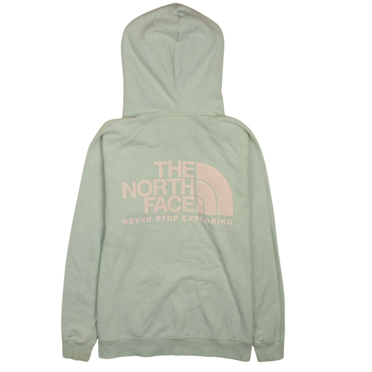The North Face Womens Green Pullover Hoodie Size L Relaxed Fit