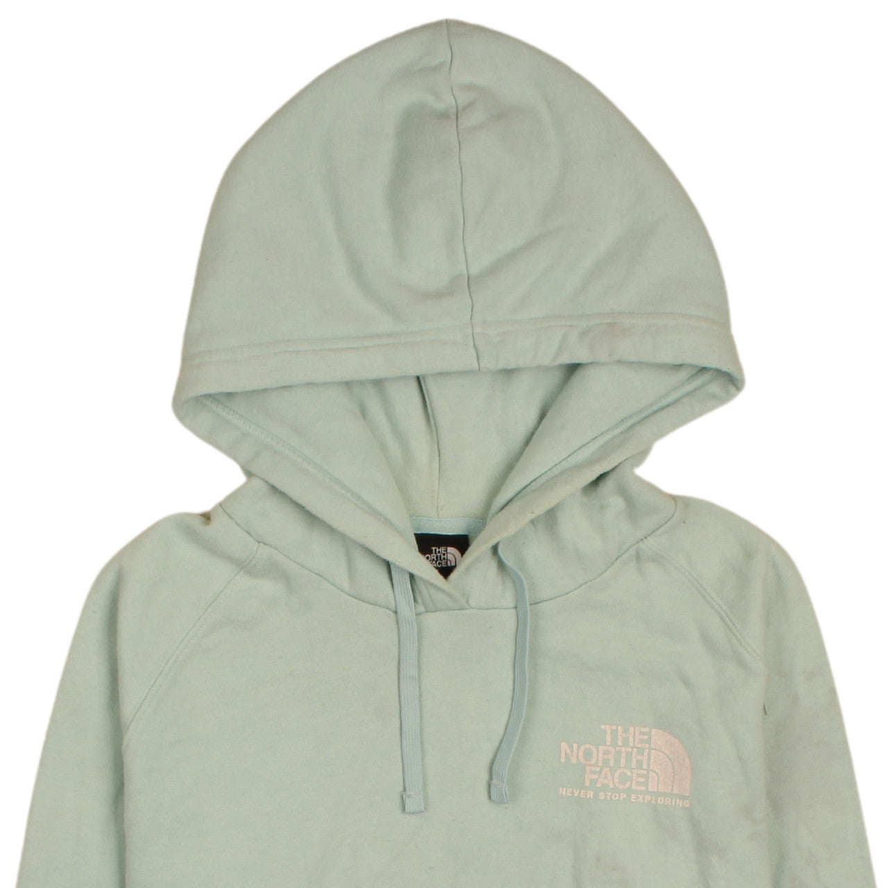 The North Face Womens Green Pullover Hoodie Size L Relaxed Fit
