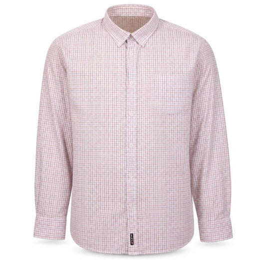U.S. Polo Assn. Men's Beige Check Button-Down Shirt Size 16.5