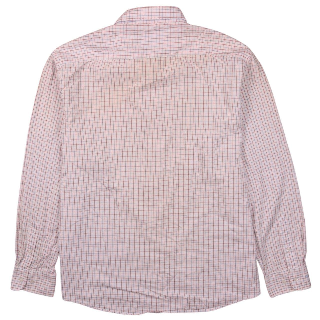 U.S. Polo Assn. Men's Beige Check Button-Down Shirt Size 16.5