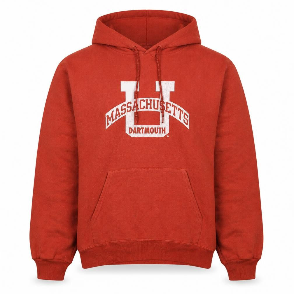 Champion Men's Red Pullover Hoodie S University Graphic Fleece