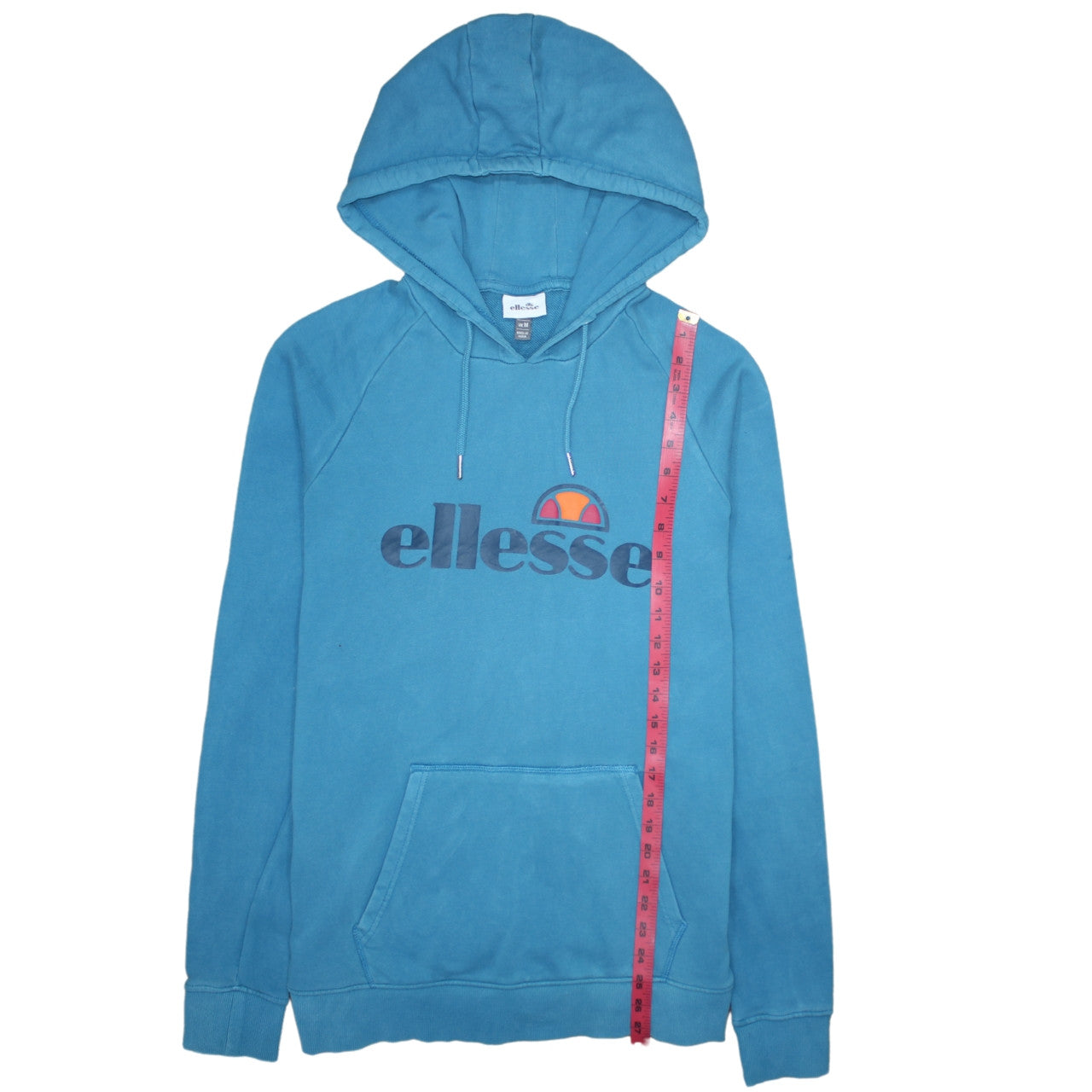 Ellesse Men's Blue Pullover Hoodie M Sports Logo Sweatshirt