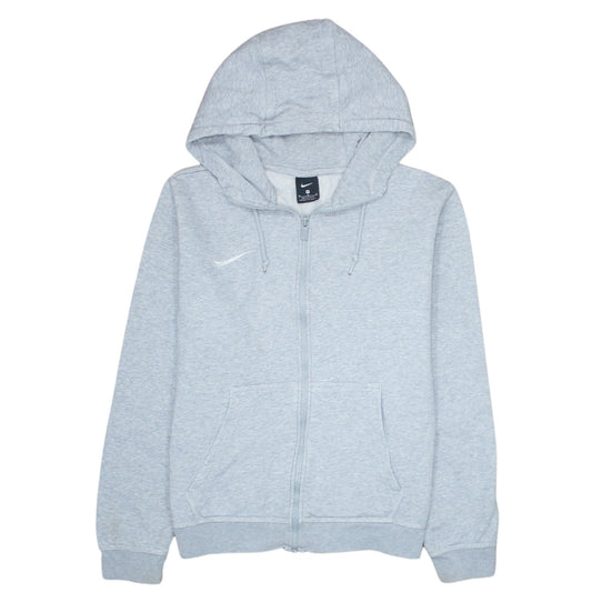 Nike Men's Grey Full Zip Hoodie M Regular Fit Sweatshirt