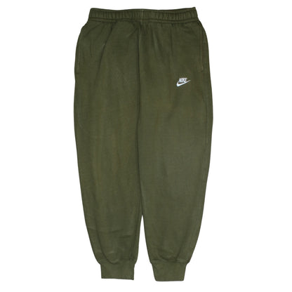 Additional front view of Nike Men's Green Jogger Sweatpants Small Regular Fit