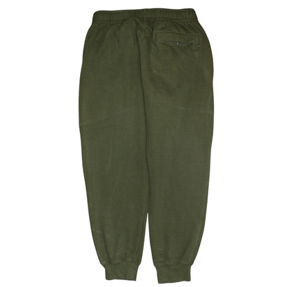 Brand and care label for Nike Men's Green Jogger Sweatpants Small Regular Fit