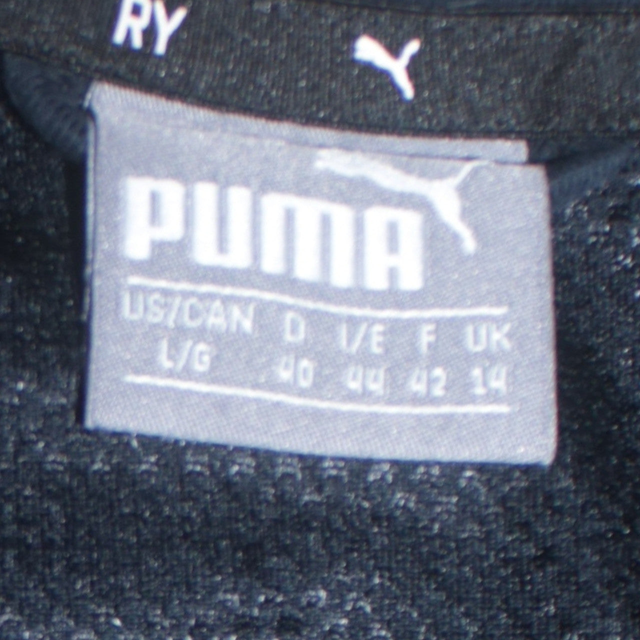 Puma Womens Black Size 14 Track Jacket Lightweight Full Zip Activewear