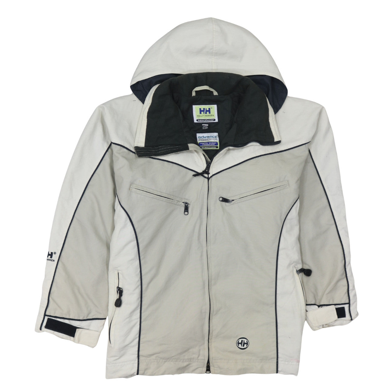 Helly Hansen Men's Beige Water Resistant Hooded Parka Jacket M
