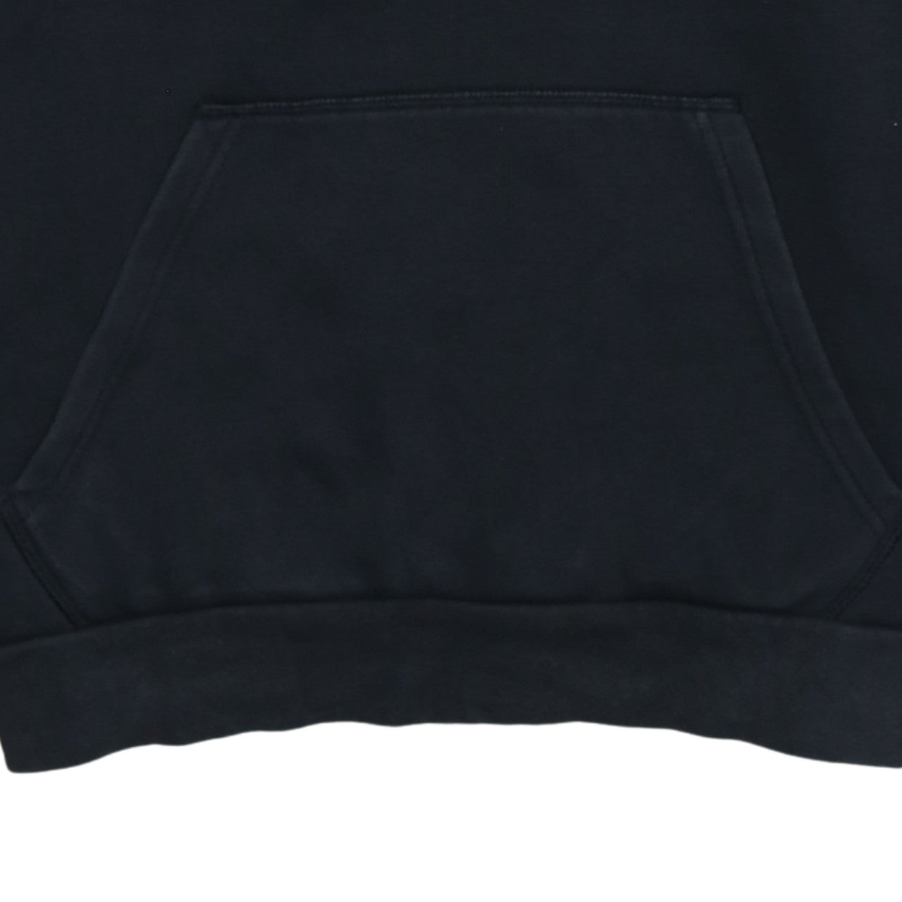 Adidas Mens Black Small Pullover Hoodie with Logo and Drawstring