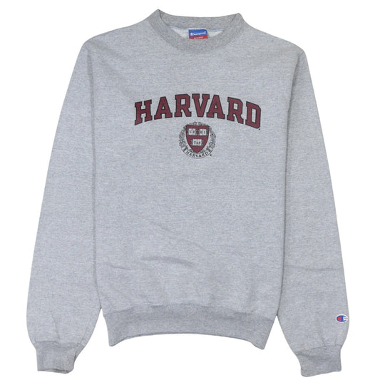 Champion Men’s Grey Harvard Crew Neck Fleece Sweatshirt S