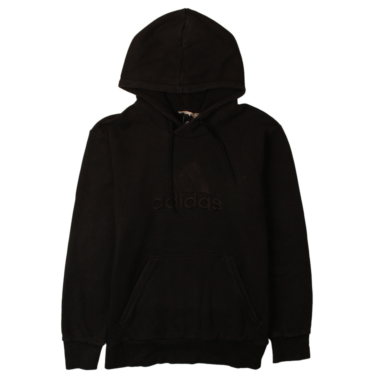 Adidas Men's Black Pullover Hoodie L Sports Fleece Sweatshirt