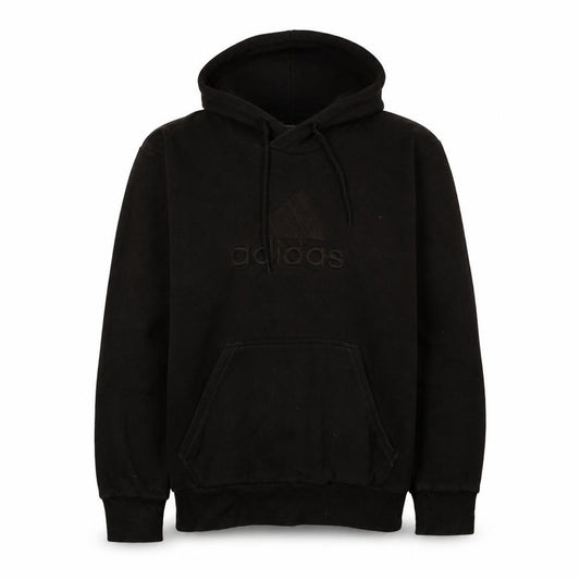 Adidas Men's Black Pullover Hoodie L Sports Fleece Sweatshirt