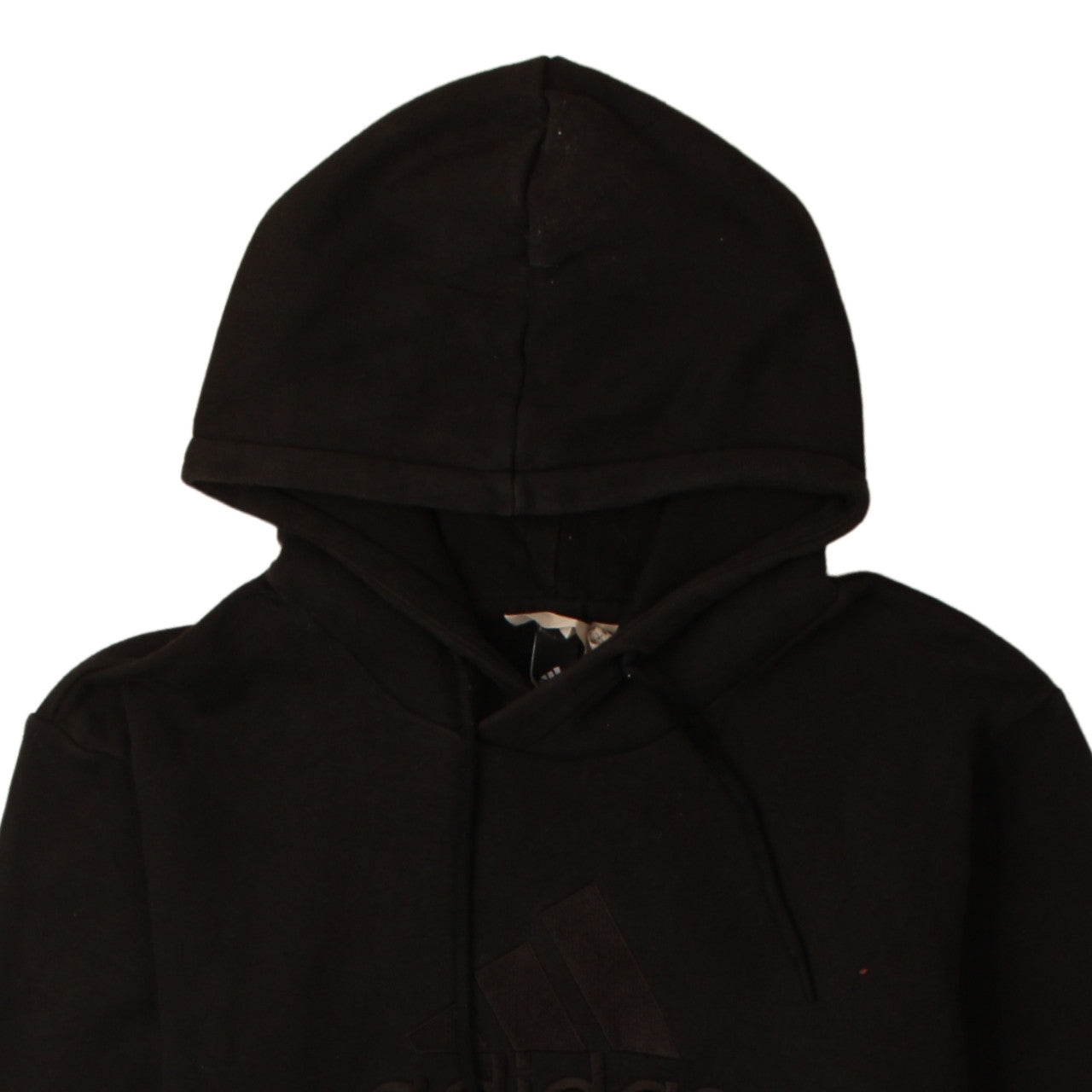 Adidas Men's Black Pullover Hoodie L Sports Fleece Sweatshirt