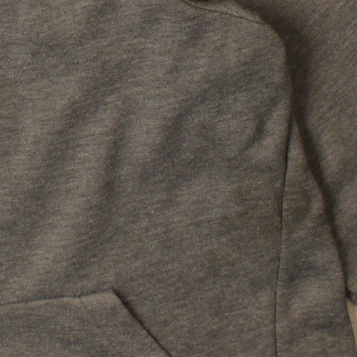 Nike Boys Grey XL Full Zip Hoodie Dri-Fit Sweatshirt 13-15 Years