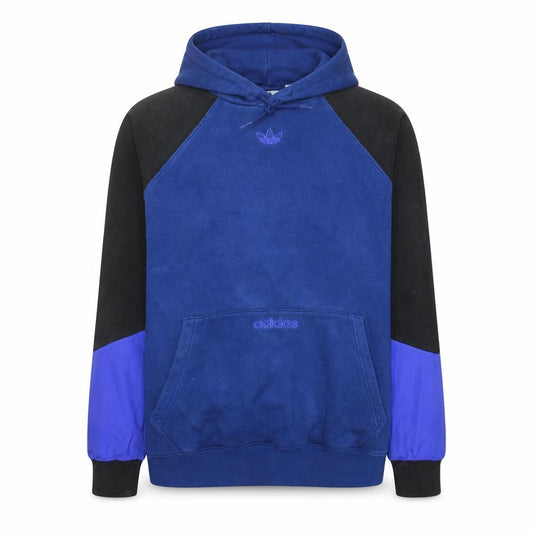 Adidas Men's Blue Pullover Hoodie Medium Fleece Sweatshirt