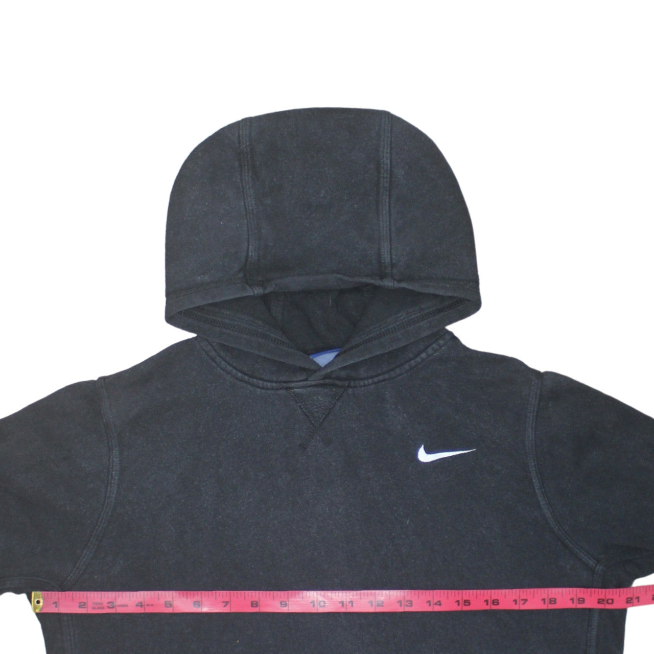 Nike Boys Black Pullover Hoodie XL 13-15 Years Fleece Logo Sweatshirt