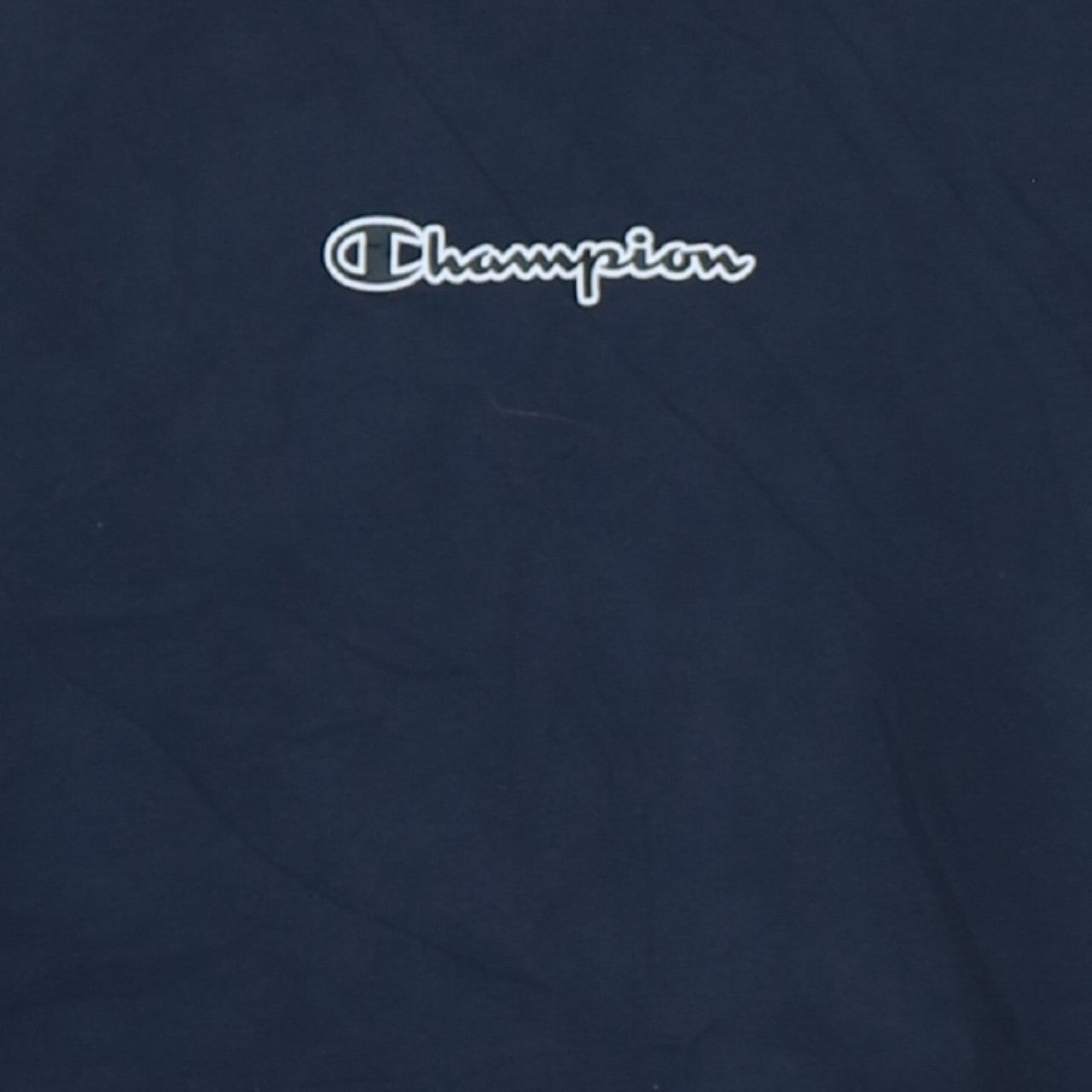 Champion Men's Blue Medium Pullover Hoodie Logo Sweatshirt