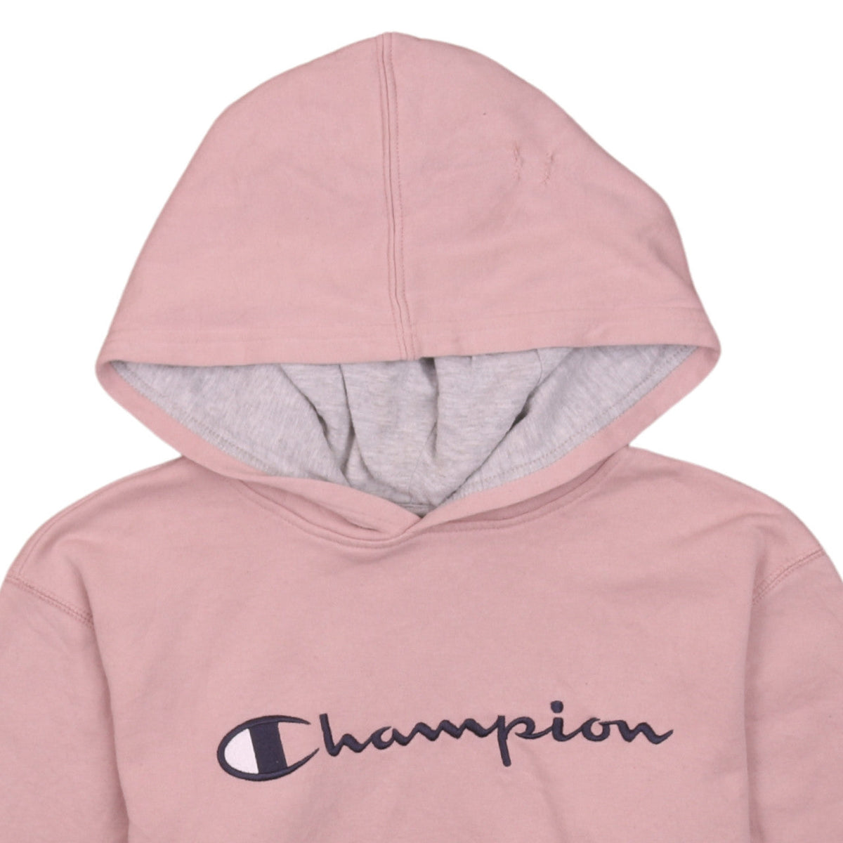 Champion Girls Pink XL Pullover Hoodie with Logo Design