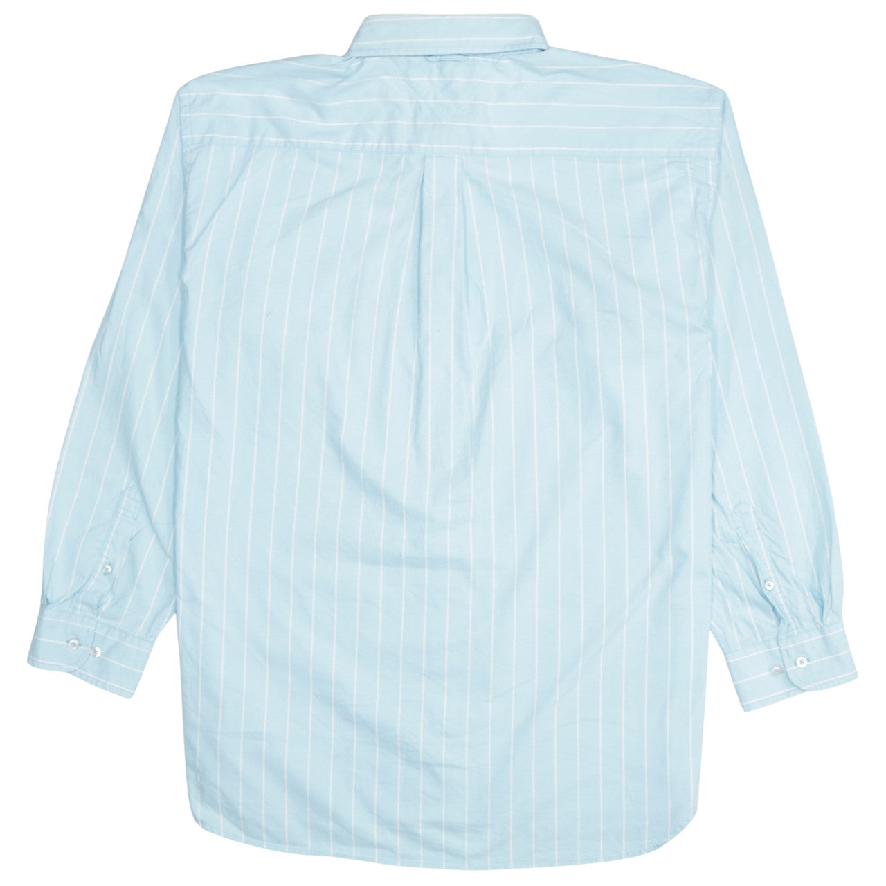 Tommy Hilfiger Men's Blue Striped Button-Down Cotton Shirt XL
