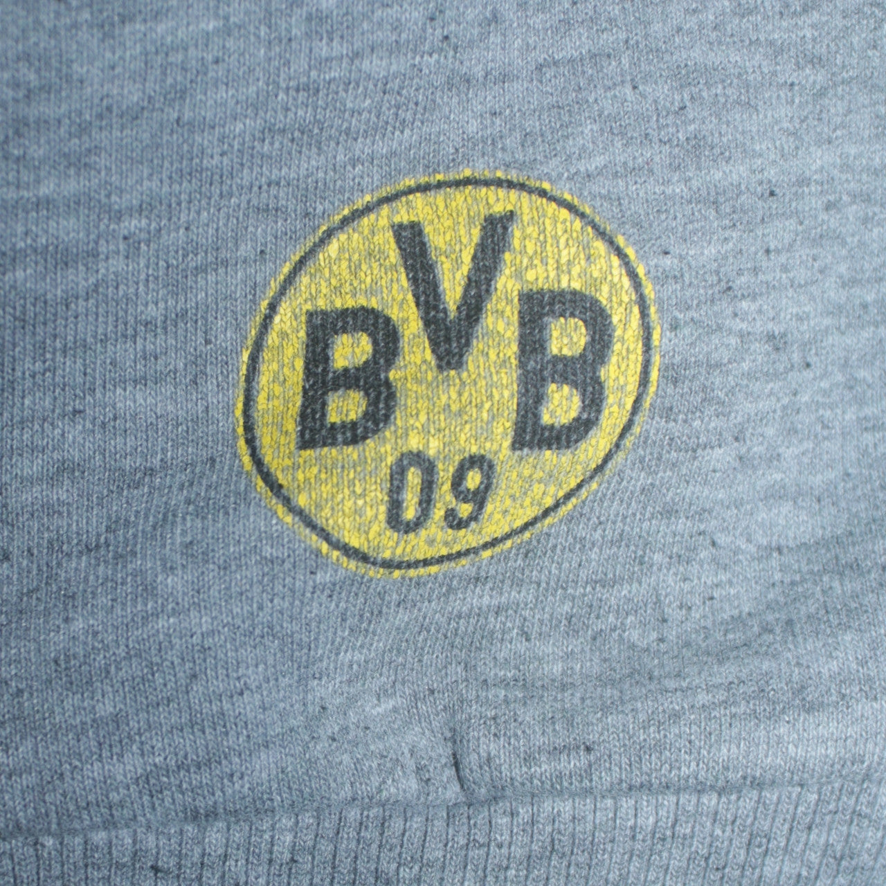 Puma Mens Grey BVB 09 Borussia Sweatshirt Size M Crew Neck Pullover