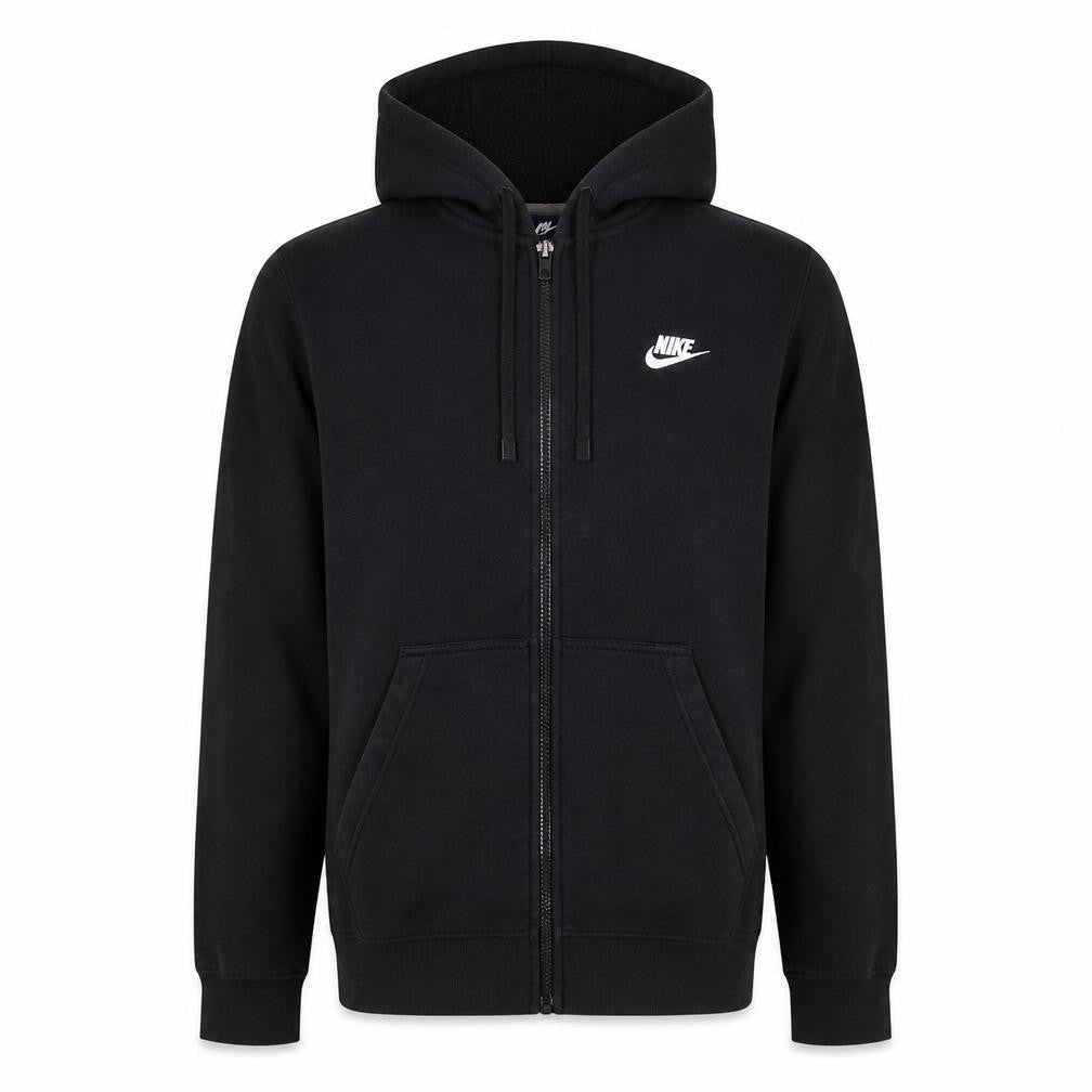 Nike Men's Black Full Zip Hoodie M Lightweight Sportswear