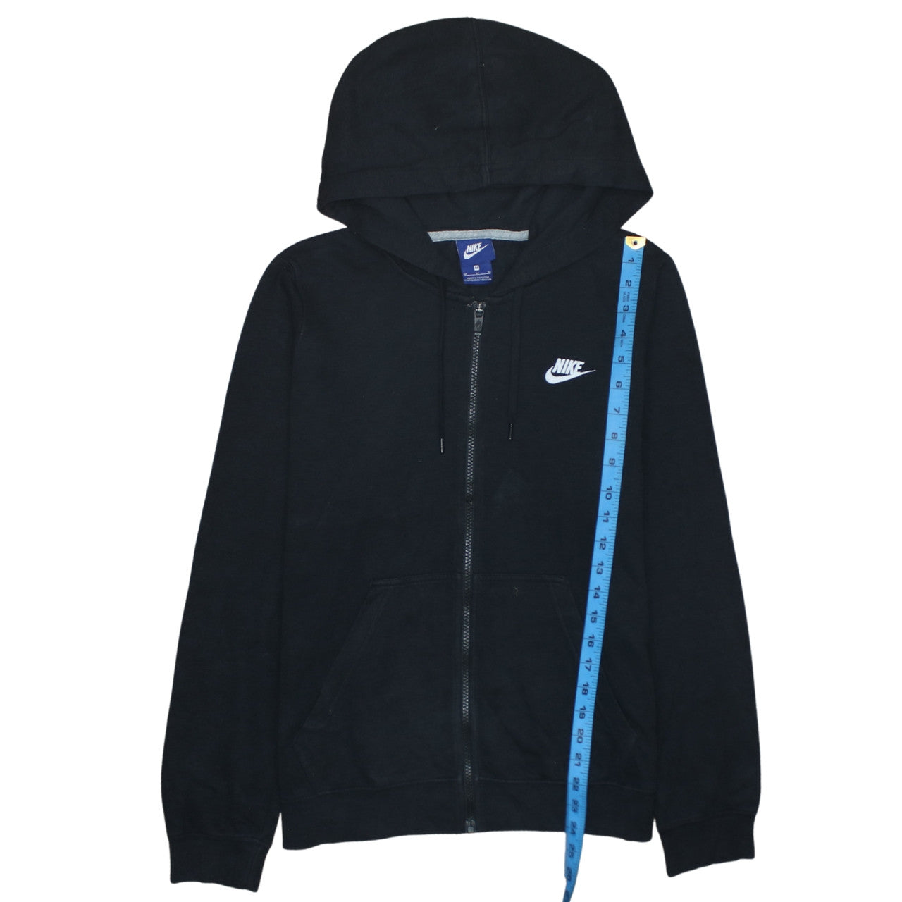 Nike Men's Black Full Zip Hoodie M Lightweight Sportswear