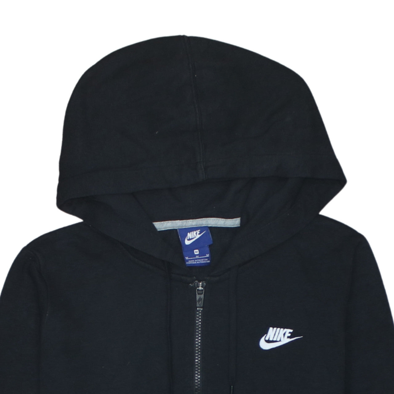 Nike Men's Black Full Zip Hoodie M Lightweight Sportswear