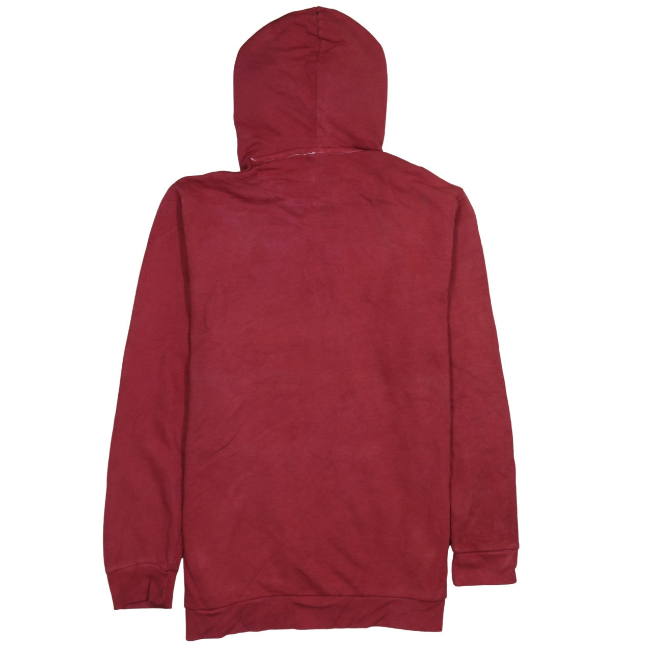 Adidas Men's Red Trefoil Logo Pullover Hoodie Size L