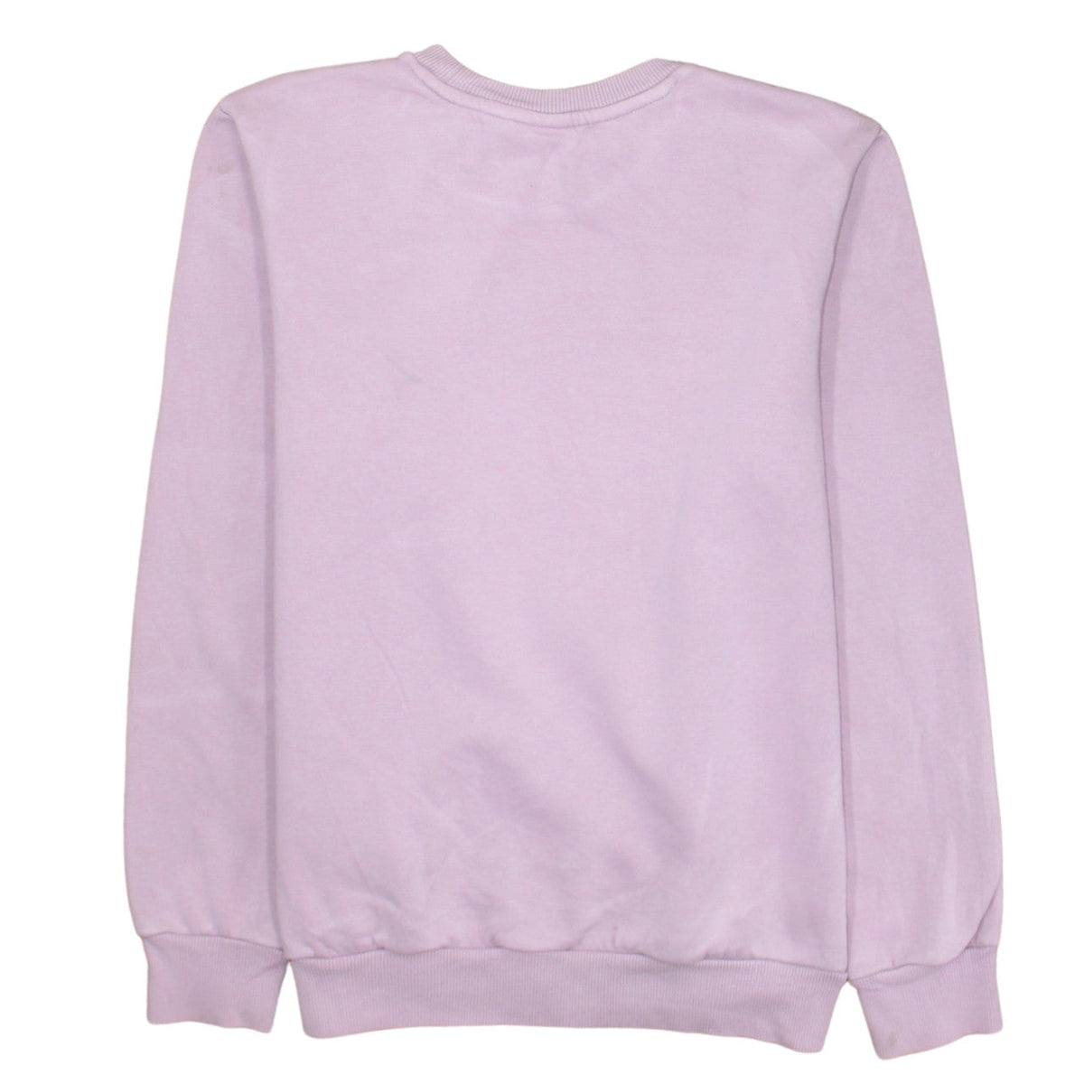Adidas Girls Pink Logo Crew Neck Fleece Sweatshirt 13-14 Years