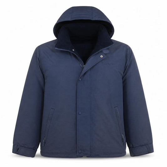 Timberland Men’s Blue L Parka Jacket Hooded Weathergear Outdoor