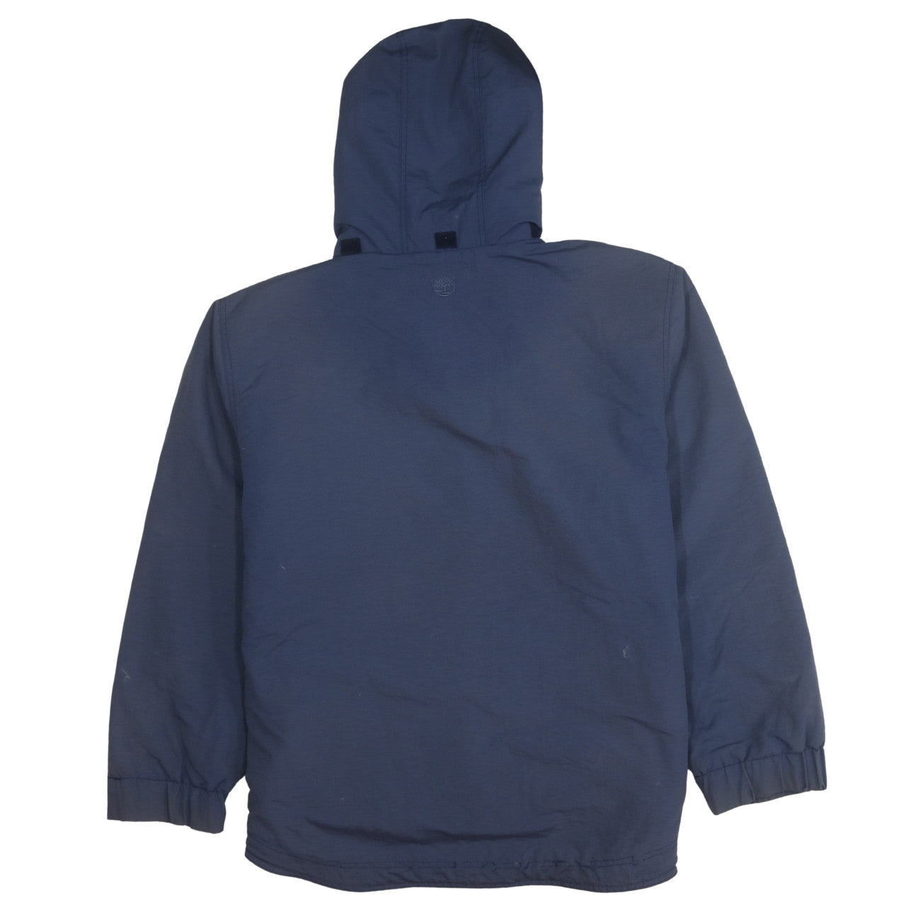 Timberland Men’s Blue L Parka Jacket Hooded Weathergear Outdoor