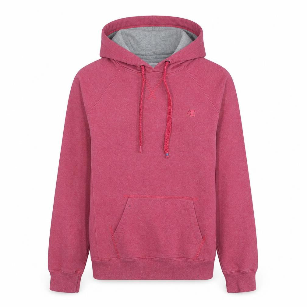 Champion Womens Pink Hooded Pullover Sweatshirt Size M