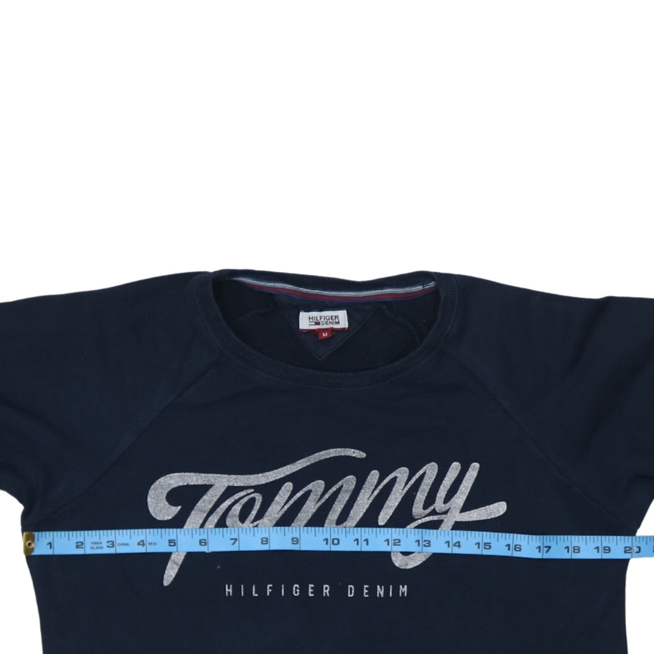 Tommy Hilfiger Denim Womens Navy Blue M Pullover Sweatshirt