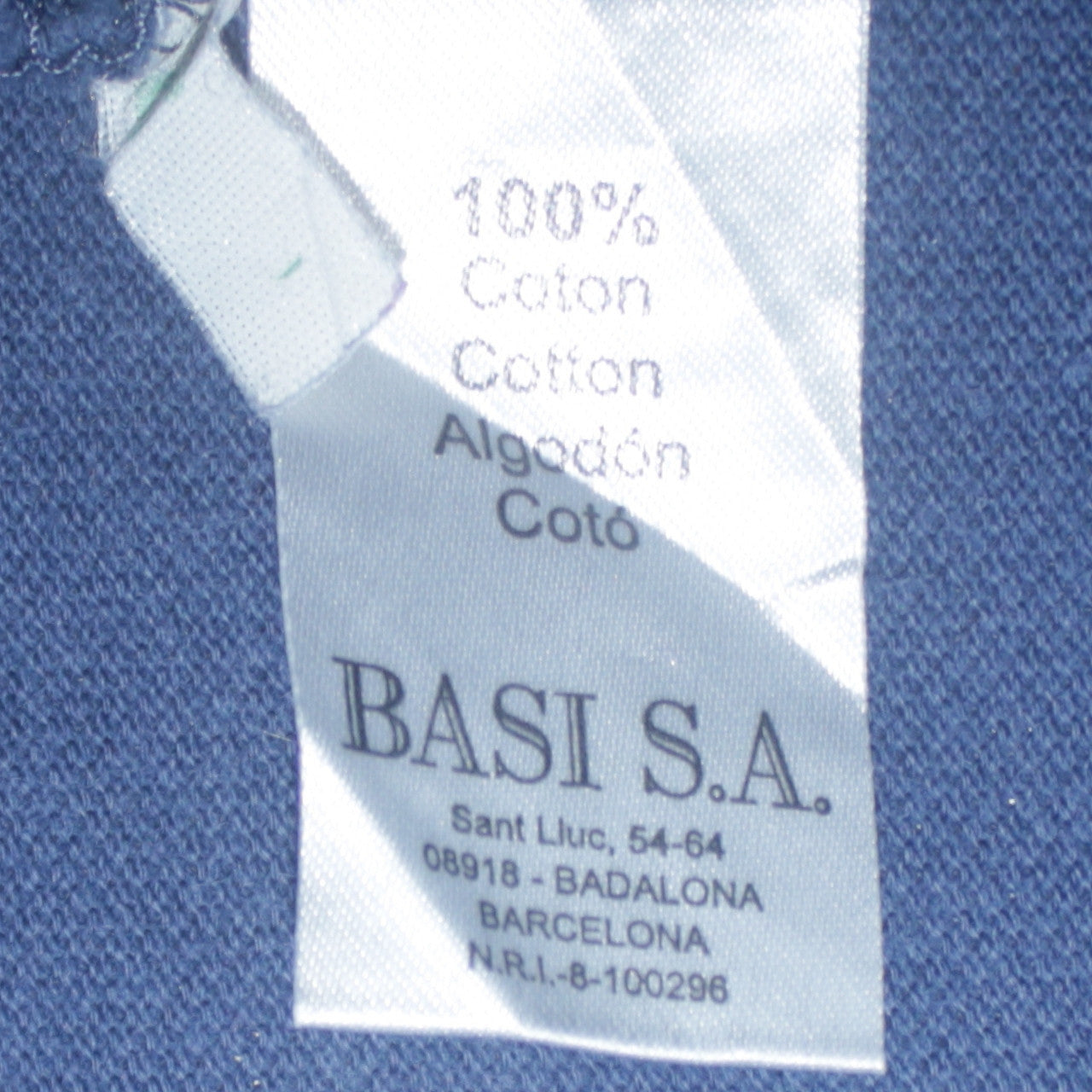 Lacoste Men's Blue Cotton Short Sleeve Polo Shirt Size S