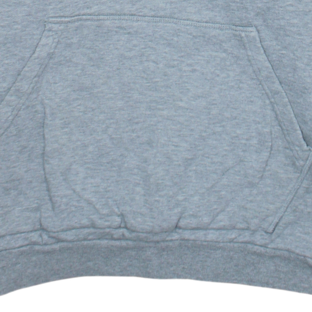 Adidas Men Grey Pullover Hoodie L Logo Fleece Sportswear