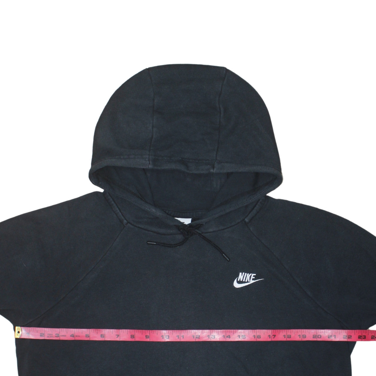 Nike Men's Black Pullover Hoodie L Logo Fleece Sweatshirt
