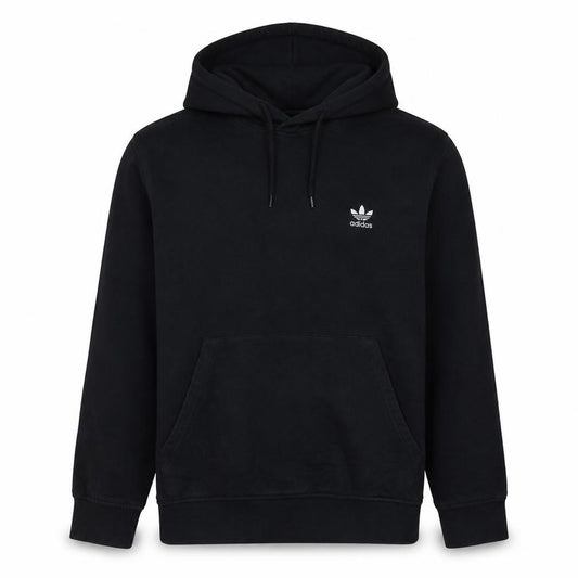 Adidas Men’s Black Pullover Hoodie Size L Sports Fleece